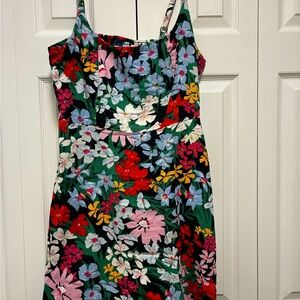 Old Navy Colorful Floral Midi Dress